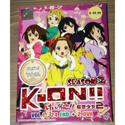 DVD K-on! season 2 episodes 1-24 + 2 OVA